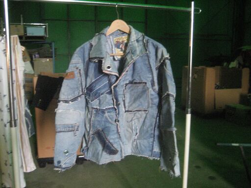 ハンドメイド　パッチワークジャケット