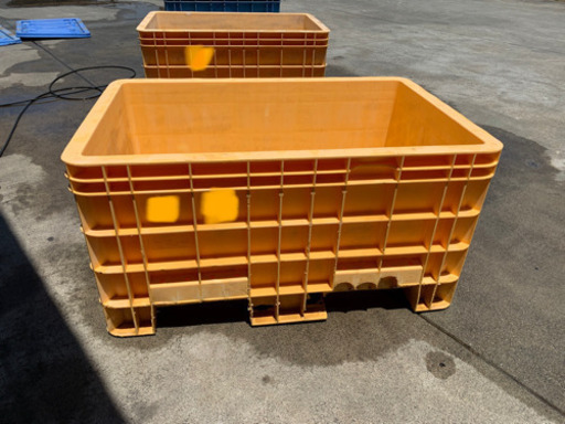 在庫処分！　大型水槽　ジャンボックス　500L 2個セット　錦鯉　メダカ　金魚　水槽