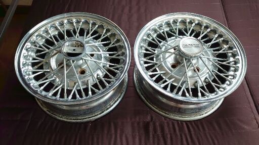 ☆希少４穴・クレーガーワイヤーホイール２本☆