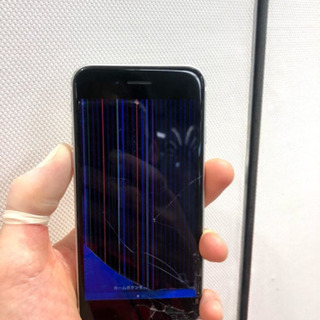 iPhoneSE2の画面がバーコードで何も見えない！😭💦