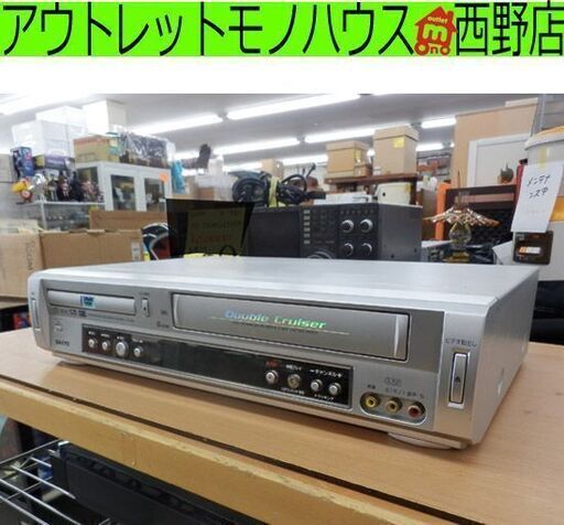 ビデオデッキ DVDプレーヤー サンヨー 2008年製 VZ-DV2G VHS DVDレコーダー リモコン欠品 再生OK 札幌 西野店