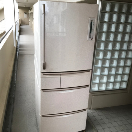 三菱 冷蔵庫 MR-S45A-M 製氷可能 右扉 445L 2001年製 中古