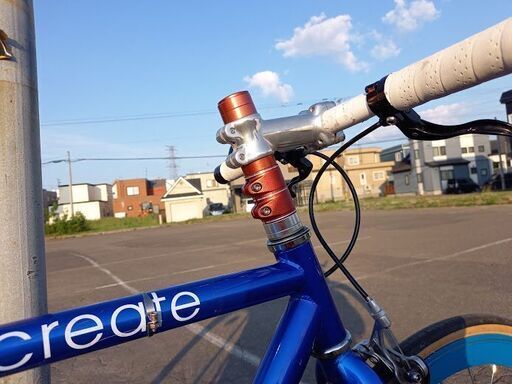 CREATE bikes クリエイト ピストバイク色々な部品付けます直接