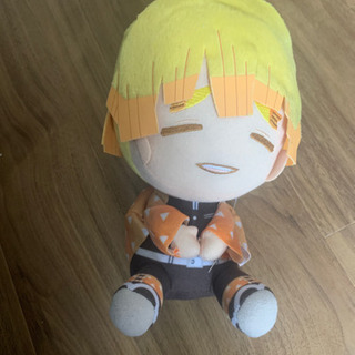 鬼滅の刃 でっかいぽふっとぬいぐるみ　善逸