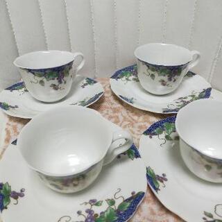 高級陶器コーヒカップ 4個セットの画像