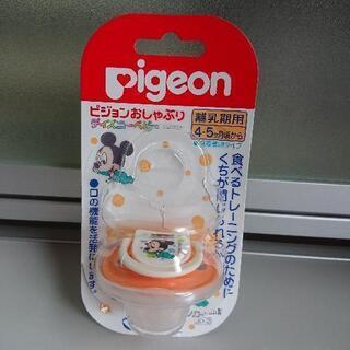 中古 おしゃぶり ピジョン Pigeon ディズニーベビー ミッキーマウス オレンジの画像