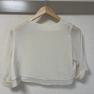 【売ります】袖レースが可愛い5部袖ボレロ