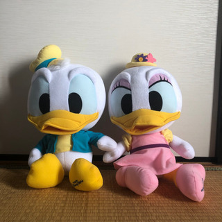 【お取引き中】無料　ドナルド　デイジーのぬいぐるみセット