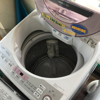 S700☆期間限定商品☆2020年製☆シャープ 洗濯機 7KG インバーター搭載
