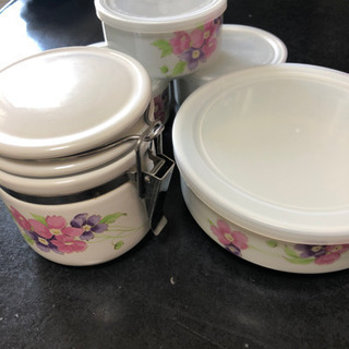 お取り引き中　陶器の保存容器　未使用品