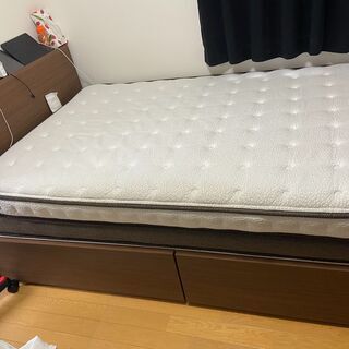 ニトリNスリープ セミダブル ベッドフレーム付き