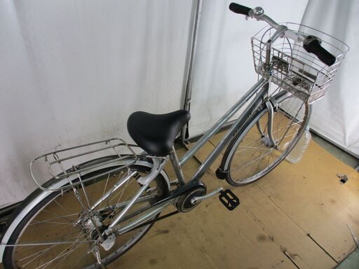 ★限定特価　12800円スタート　ブリヂストン　アルベルト　シルバー★ 中古自転車 B338 【27インチ 】