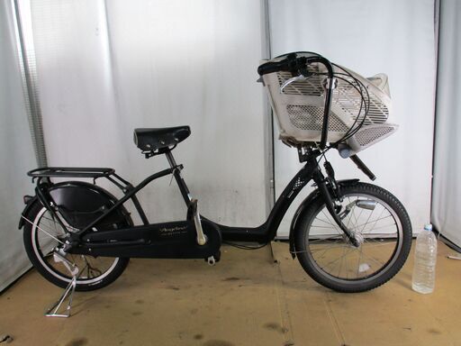 ★ブリヂストン　アンジェリーノ　プティット　ブラック★ 中古自転車 B339 3人乗対応【20インチ 】