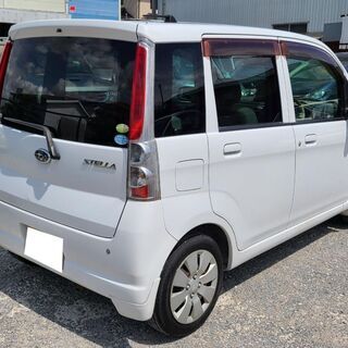 🌈【総額23.8万】👯スバルステラ  Ｌ👯　走行距離11.0万km ホワイト 軽自動車 660CC 💕リアーコナーセンサー&１年間ロードサービス付き💕 の画像