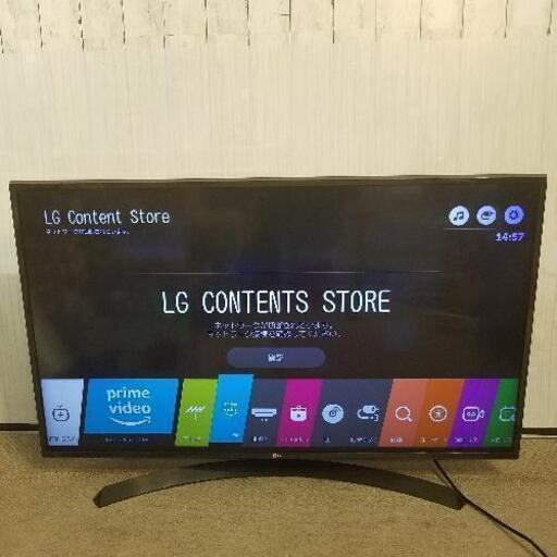 【極美品】LG 43V型 液晶 テレビ 43UJ630A 4K HDR対応（2018年モデル）