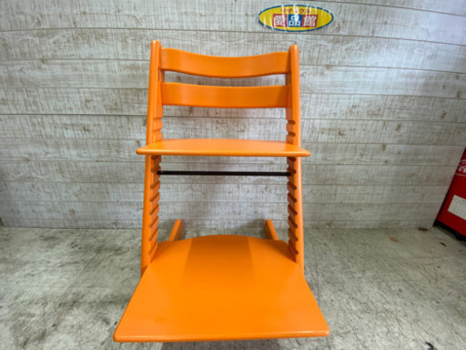 【愛品館江戸川店】STOKKE　ストッケ　トリップトラップ　ベビーチェア　オレンジ　お問い合わせ番号110-022665-007
