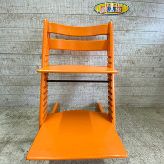 【愛品館江戸川店】STOKKE　ストッケ　トリップトラップ　ベビーチェア　オレンジ　お問い合わせ番号110-022665-007の画像