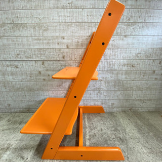 【愛品館江戸川店】STOKKE　ストッケ　トリップトラップ　ベビーチェア　オレンジ　お問い合わせ番号110-022665-007の画像
