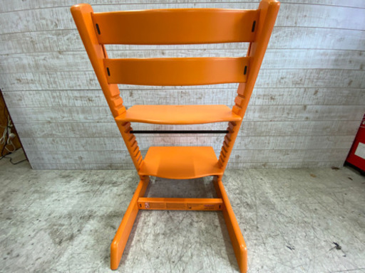 【愛品館江戸川店】STOKKE　ストッケ　トリップトラップ　ベビーチェア　オレンジ　お問い合わせ番号110-022665-007