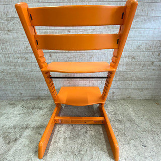 【愛品館江戸川店】STOKKE　ストッケ　トリップトラップ　ベビーチェア　オレンジ　お問い合わせ番号110-022665-007の画像