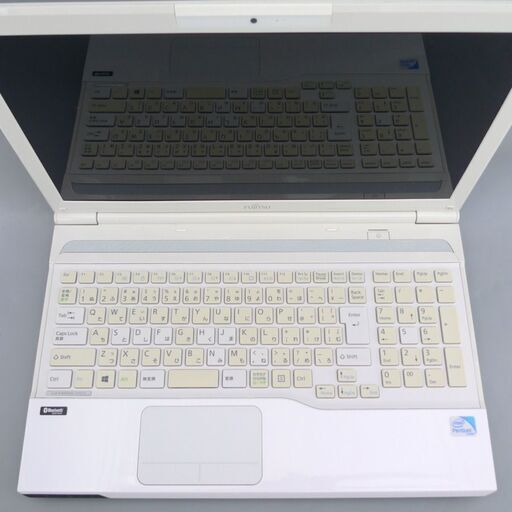 1台限定 新品SSD搭載 ノートパソコン 中古良品 15.6型 富士通 AH42/K Pentium 4GB DVDRW 無線LAN 