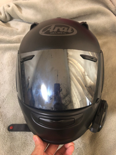 Arai Quantum-J フラットブラック 艶消し ビーコムX6