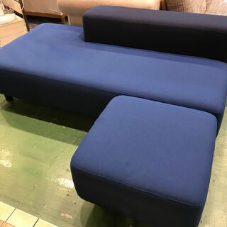 【愛品館八千代店】無印良品　ソファベンチ+オットマン【愛八SF】