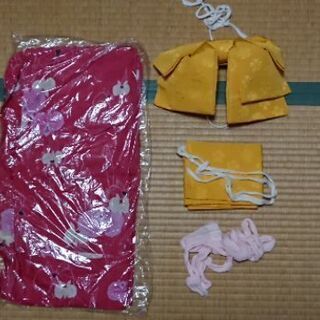 浴衣　帯付き　女の子の画像