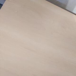 ハンガーラック ホワイト 木目の画像
