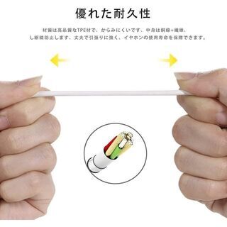【新品・未使用】【2021進化版】イヤホン 有線 イヤホン 3.5ｍｍ ジャック 多機種対応 ステレオイヤホン 高音質 通話可能 音量調整 騒音低減 パソコンイヤホン ステレオイヤホン Hi-Fi 重低音 リモコン イヤフォン マイク/リモコン付き（白の画像