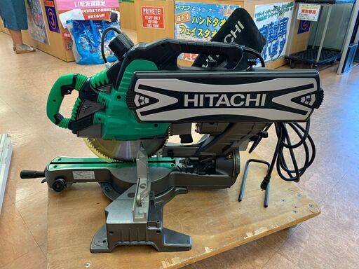 【モノマニア四日市】【引き取り限定】日立卓上スライド丸のこ　C12RSH