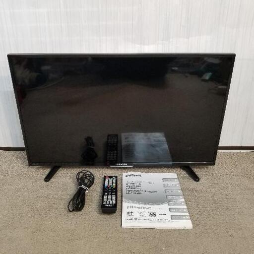 美品❗【リモコン・ケーブル付き】LED 液晶テレビ32型　HISENSE