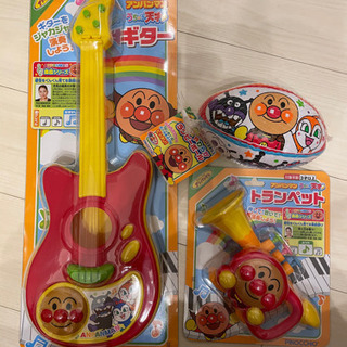 アンパンマンセット★　ギター　トランペット　ラグビーボールの画像