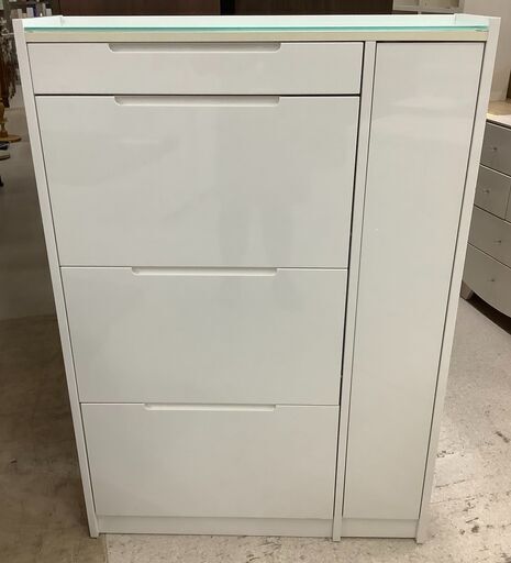 フラップシューズBOX WH【ユーズドユーズ名古屋天白店】 J867