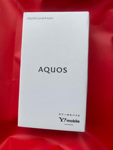 ●アクオスAQUOS ブラックsense 4 basic 新品未使用　simフリー●
