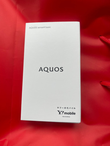 ●AQUOS シルバー　sense 4 basic 新品未使用　simフリー●