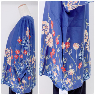 【定価 4,290 円】☆新品☆レイカズン 難あり フラワー刺繍ブラウスの画像