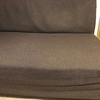 フランフラン　ダークブラウンソファーの画像