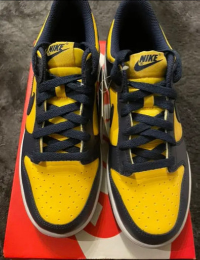 スニーカー NIKE DUNK LOW MICHIGAN 25.0cm