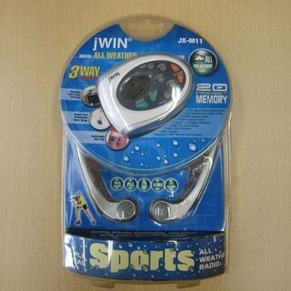 スポーツ用AM/FMラジオ(注意:米国向け周波数)
