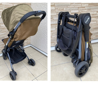 アップリカ ナノスマート　コンパクト　機内持ち込み可能 驚きの1/2※1サイズ！ 新コンパクトベビーカー サッとたためてスマート