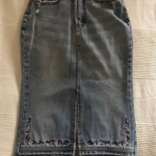デニム　ロングスカート