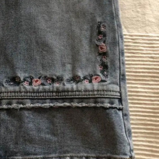 デニム　ロングスカートの画像