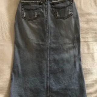 デニム　ロングスカートの画像