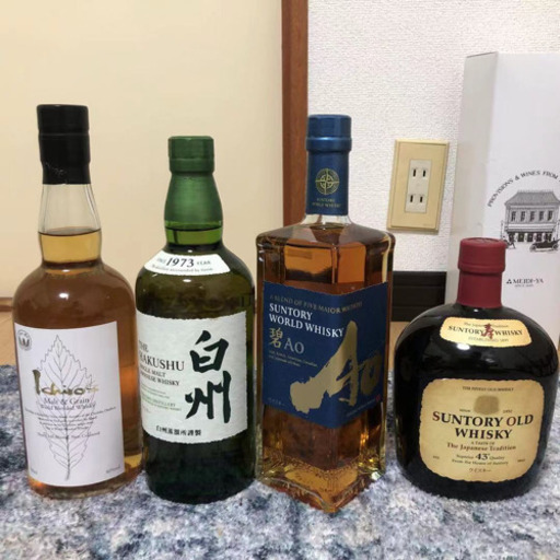 白州など　ウィスキー 4本