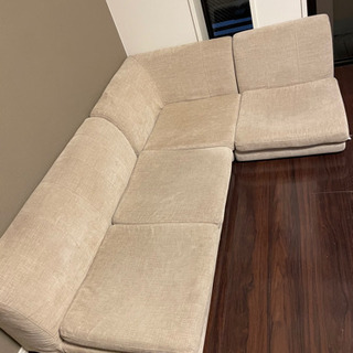 組み替え自由！ローソファーの画像