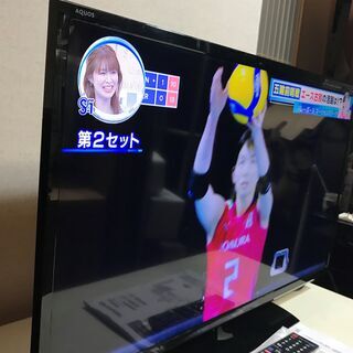 【美品】デジタルハイビジョン液晶テレビ 32型 SHARP 管理No2 (送料無料) の画像