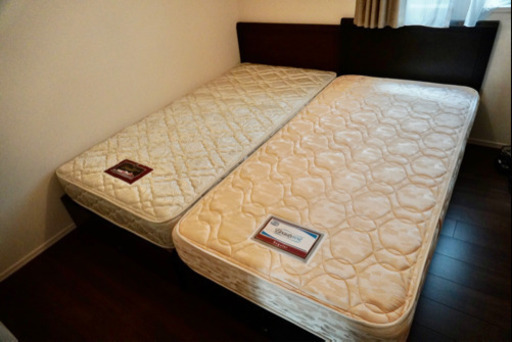 フレームのみ シモンズベッド シングル収納付