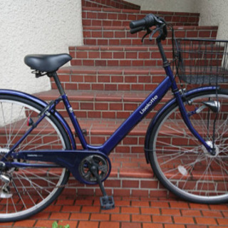 【中古自転車】27インチ6段変速 LEDオートライト付　リヤタイ...