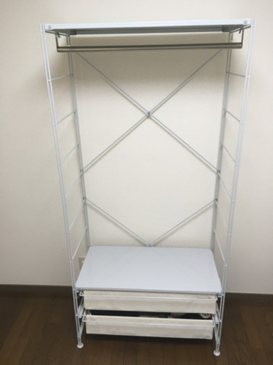 無印　ユニットシェルフワードローブ